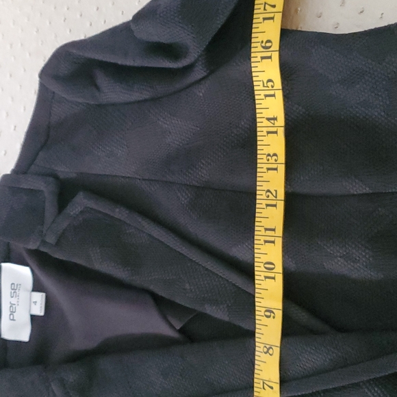 NWT Carlisle/perse knit black jacket, Sz 4 - Picture 7 of 11